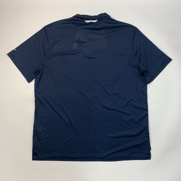 Nike LA Rams Polo Shirt Mens XXL 2XL Navy Blue Dri Fit NFL OnField Performance * - Picture 3 of 15